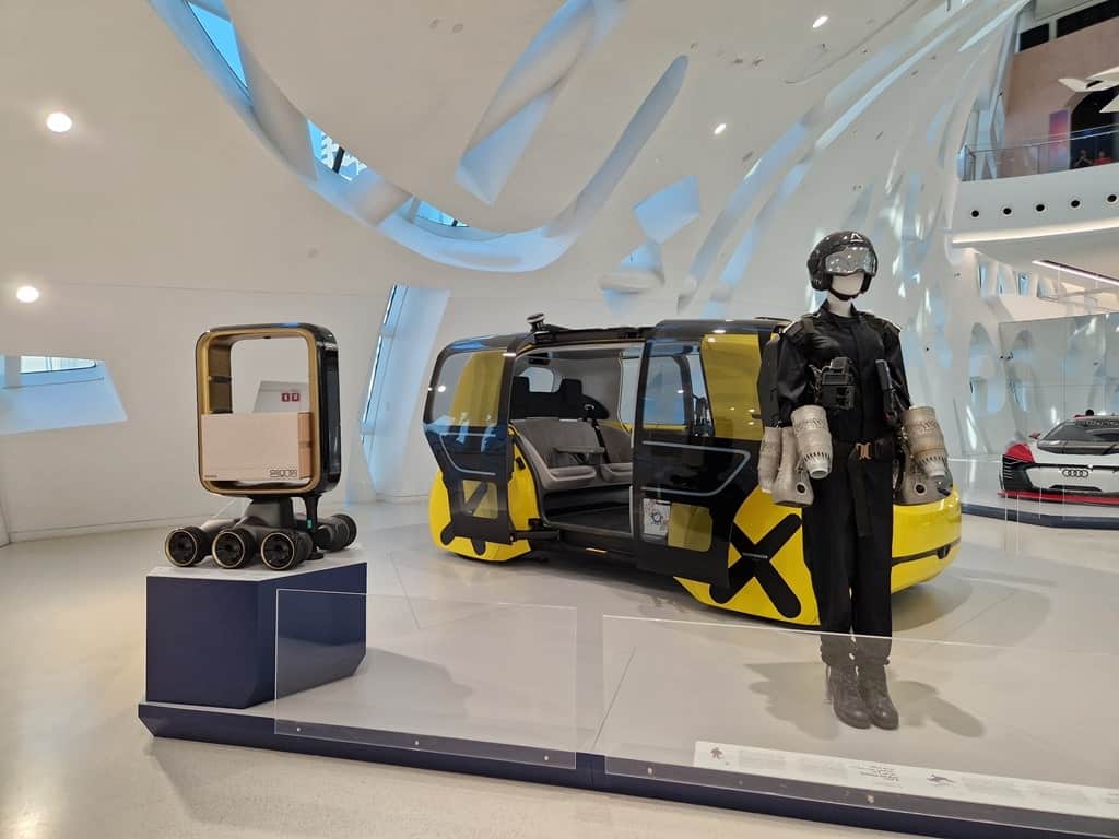 visiting the Museum of the future in Dubai