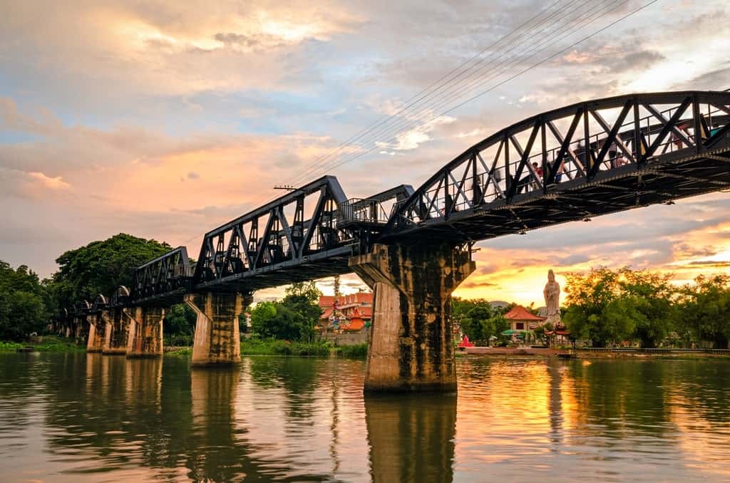 Thailand is known for the Kanchanaburi