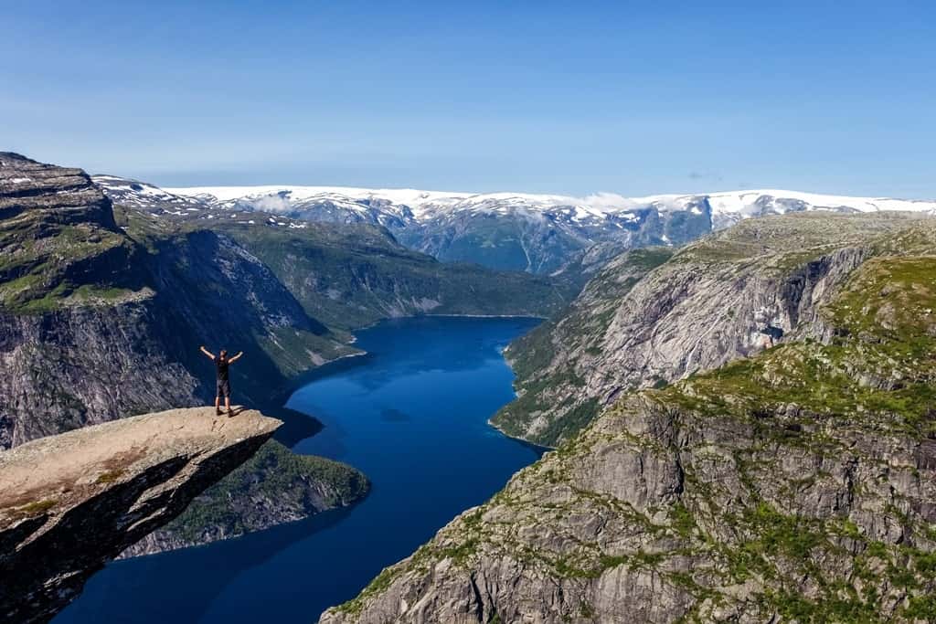 Trolltunga, “Troll’s Tongue” - is one thing that Norway is famous for