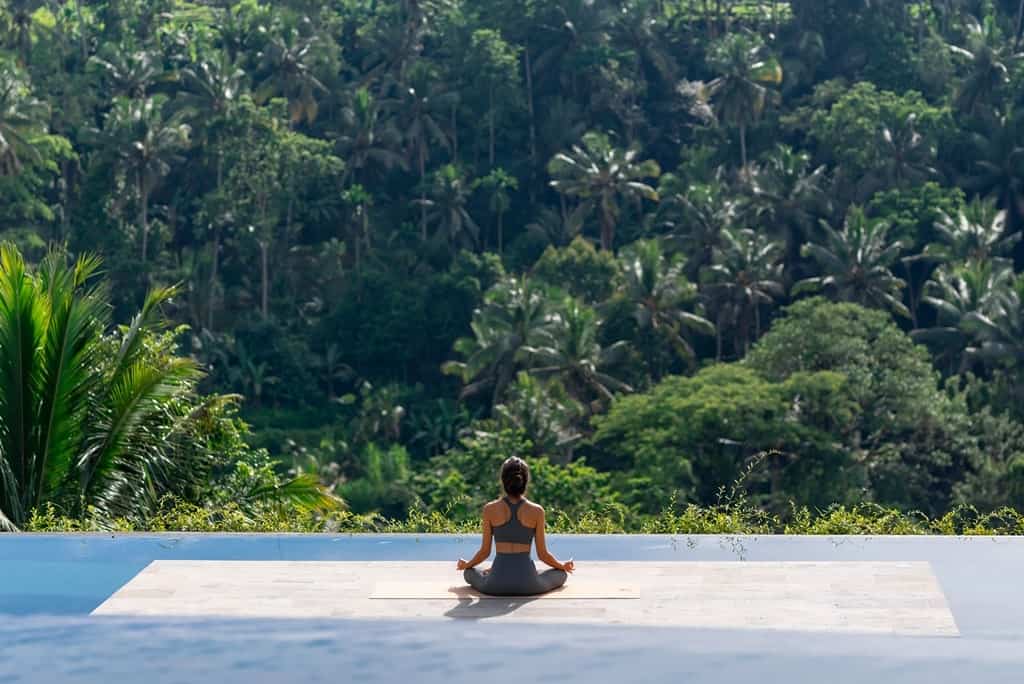 Bali is a famous place for yoga