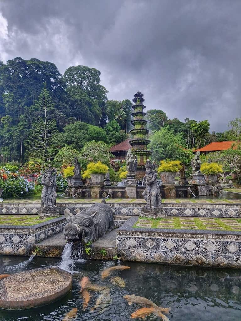 Tirta gangga royal water garden in Bali