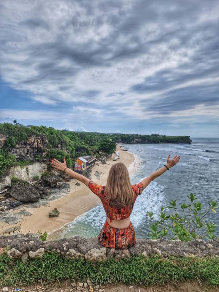 Balangan Beach Viewpoint - Instagrammable photo spots in Bali