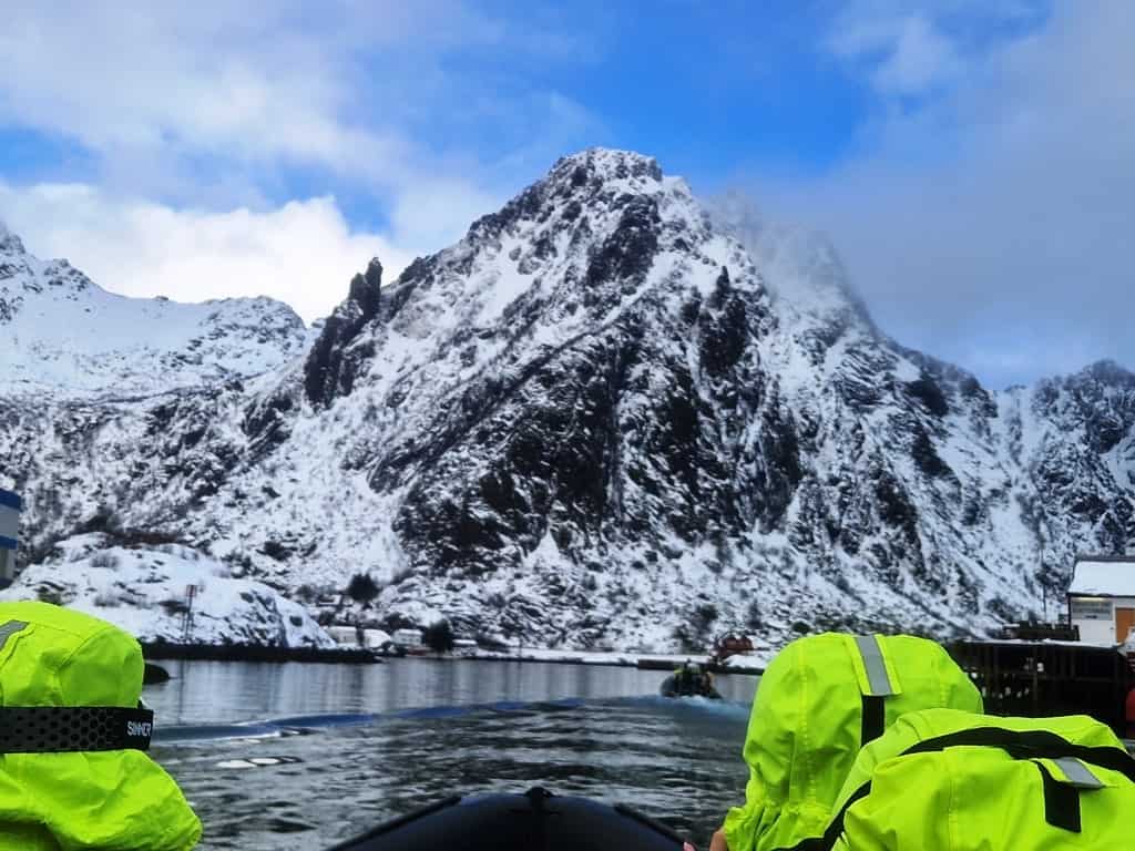 exploring the lofoten islands in winter