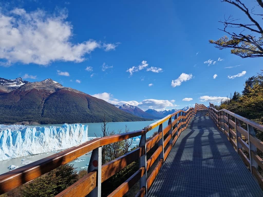 Boardwalks in Perito Moreno