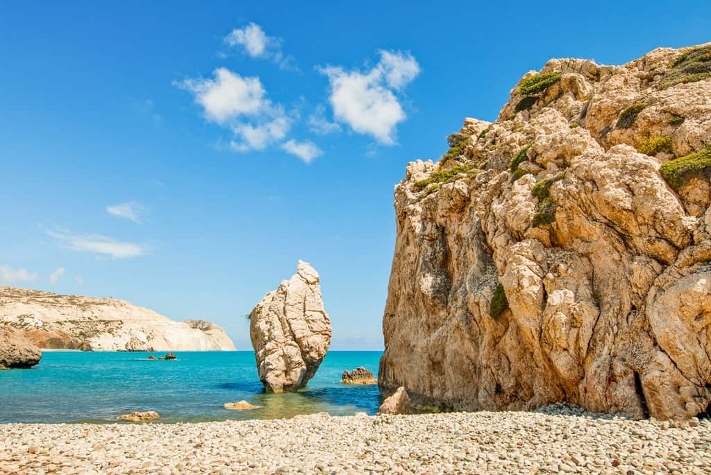 Aphrodite Rock , Cyprus - Warmest Places to Visit in Europe in January