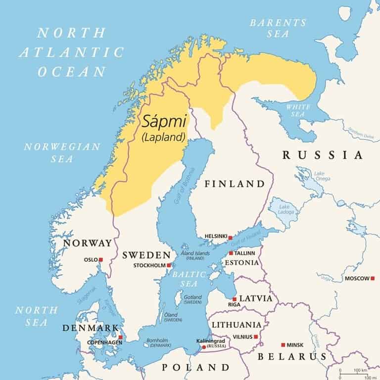 Where is Lapland located?