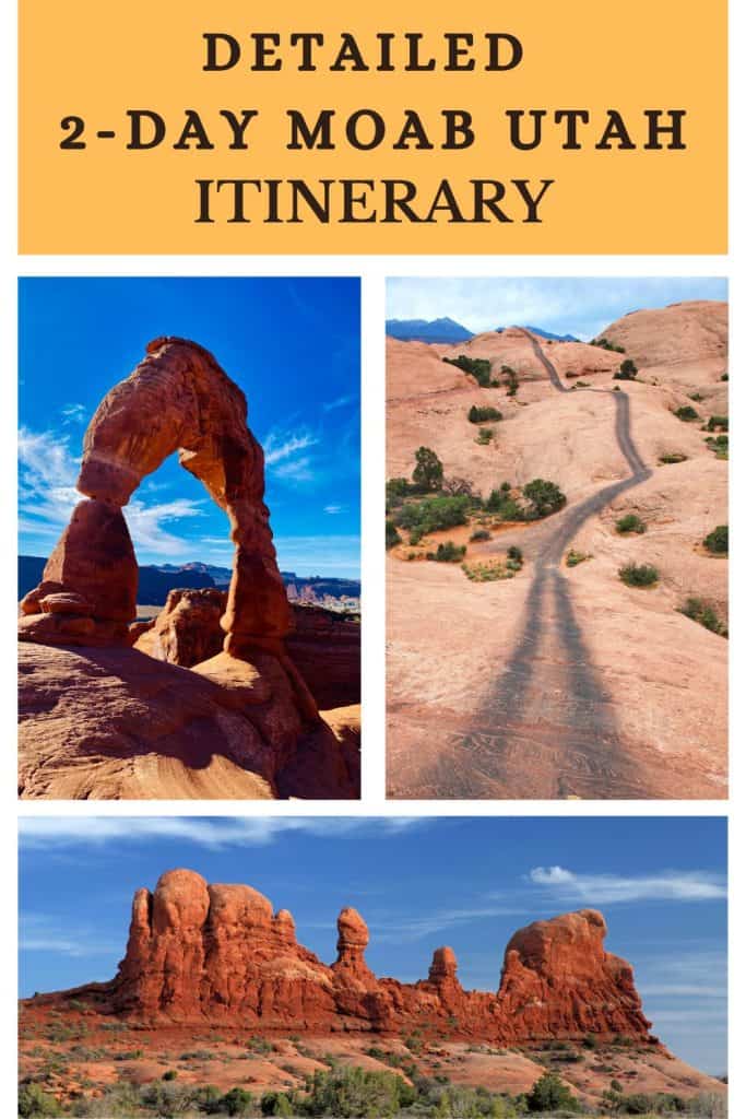 Planning to spend 2 days in Moab, Utah & looking for info? Find here a perfect 2-day Moab itinerary including the Arches National Park