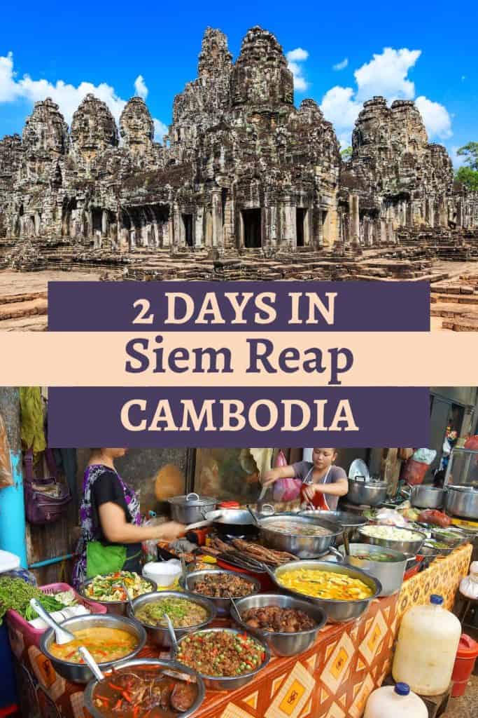 Planning to spend 2 days in Siem Reap, Cambodia? Find here a 2 day Siem Reap itinerary perfect for visiting Angkor Wat and the town of Siem Reap.