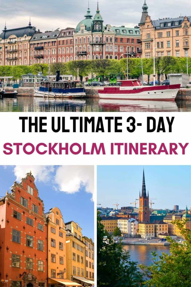 3 Days in Stockholm Itinerary for First Time Visitors ...