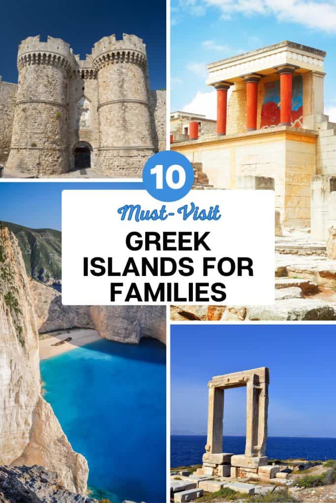 Planning a vacation to the Greek Islands with your family and looking for information? Find here the best Greek islands for families