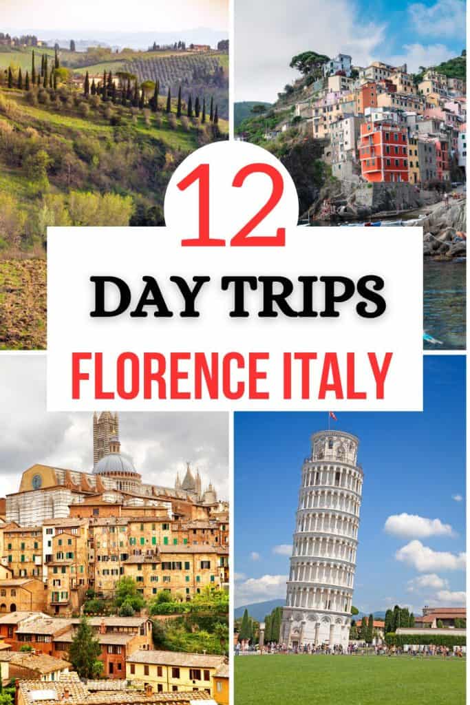 Looking for the best day trips from Florence, Italy? Find here the 12 best day trips from Florence including Pisa, Siena, Cinque Terre, San Gimigniano, Montepulciano and more
