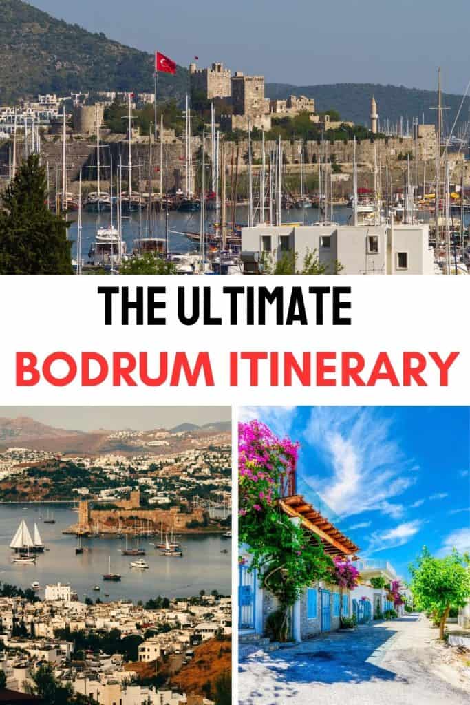 Planning a trip to Bodrum Turkey? Find here a detailed Bodrum itinerary with the best things to do in Bodrum.