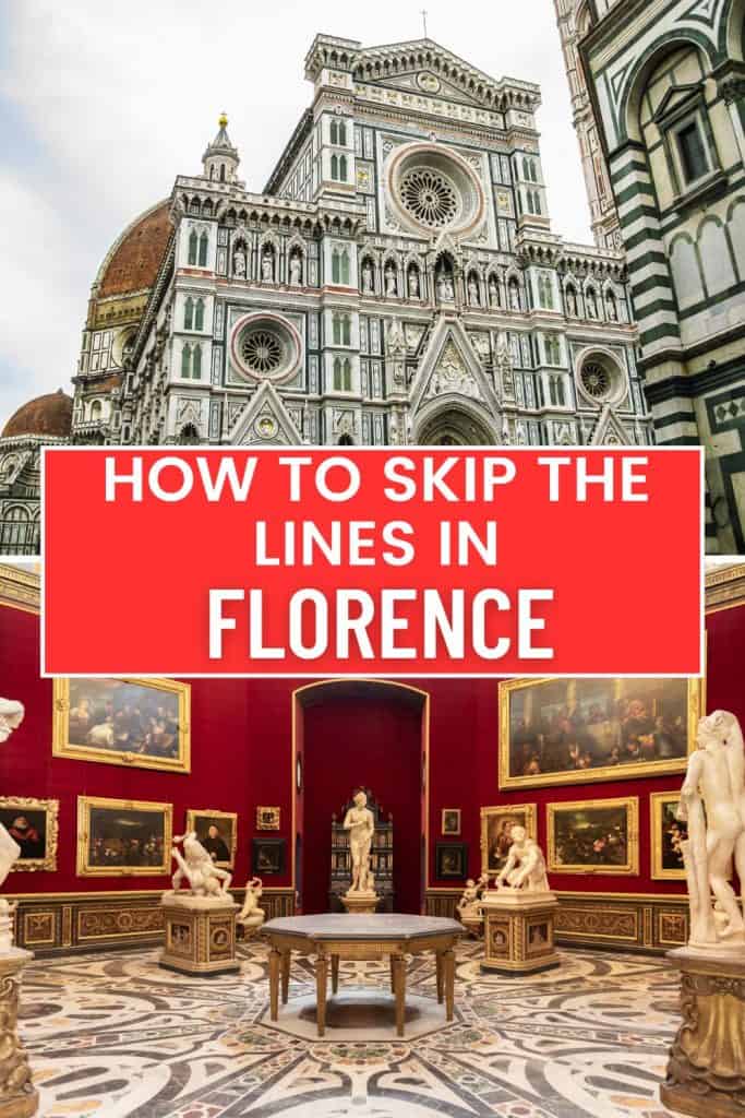The lines in Florence, Italy are always long. Learn how to skip the line and avoid the queues in Florence's top attractions Uffizi, Duomo, Accademia