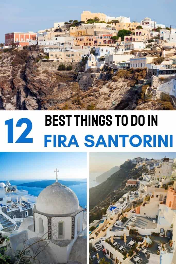 Planning a trip to Fira, Santorini & looking for information? In this post, find the best things to do in Fira,, where to eat & where to stay