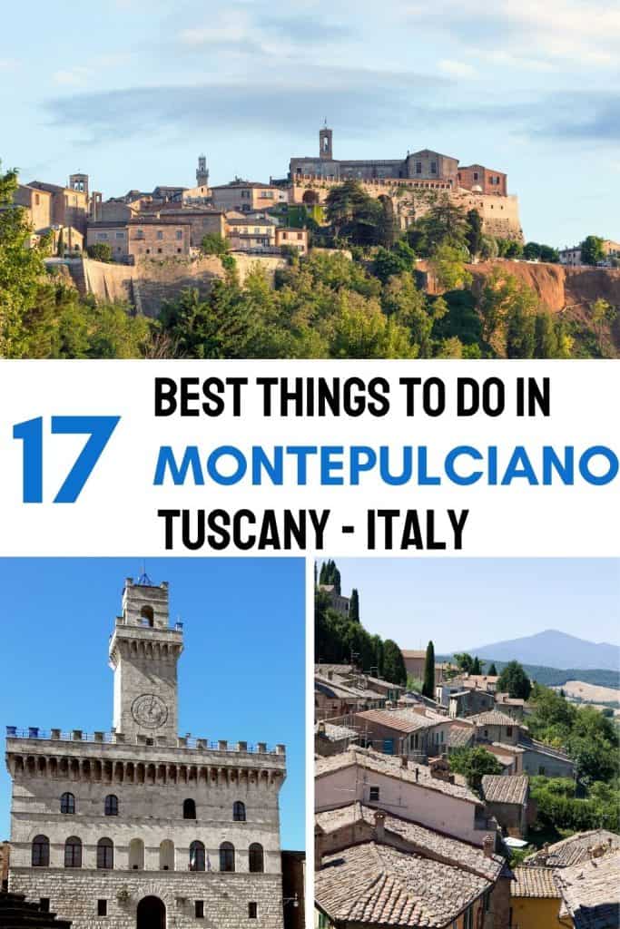 Planning a trip to the villages of Tuscany and you are interested in visiting Montepulciano? Find here the best things to do in Montepulciano in Tuscany, Italy