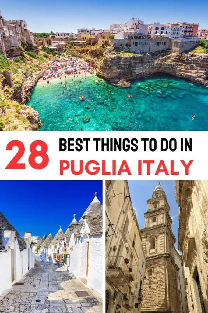 Planning a trip to Puglia Italy & looking for info? In this post find the best things to do in Puglia, Italy. A guide with unique activities.