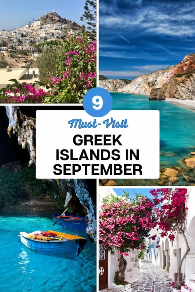 Interested in visiting the Greek islands in September? Find the best Greek islands to visit in September with fewer crowds and better prices