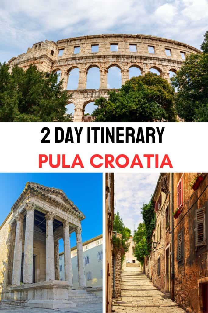 Planning to spend 2 days in Pula, Croatia? Find here a detailed 2-day Pula itinerary with the best things to see