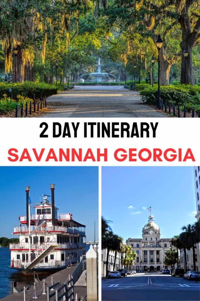 Planning to spend 2 days in Savannah, Georgia? Find here a detailed 2-day Savannah itinerary with the best things to see
