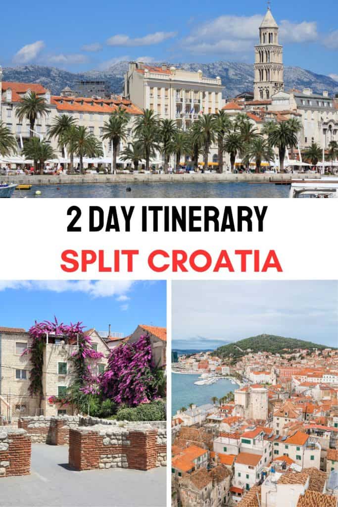 Planning to spend 2 days in Split, Croatia? Find here a detailed 2-day Split itinerary with the best things to see