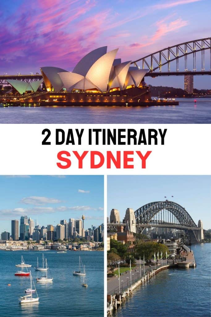 Planning to spend 2 days in Sydney? Find here a great 2-day Sydney itinerary with detailed information on the things to see
