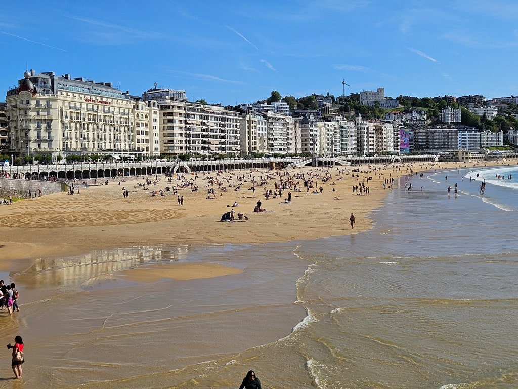 La Concha Beach - 2 days in San Sebastian